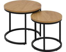 Sohome Bijzettafel Margalit - Eiken - Set van 2 stuks