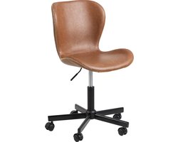 Sohome Bureaustoel Jasmaine - PU - Cognac