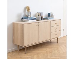 Sohome Dressoir Destry - Eiken whitewash - 160 x 75cm
