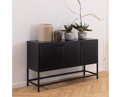 Sohome Dressoir Joannie - zwart metaal - 125 x 75cm