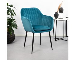 Sohome Eetkamerstoel Andre Velvet - Bottle Green