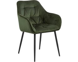 Sohome Eetkamerstoel - set van 2 - Otto - Velvet - Forest Green