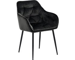 Sohome Eetkamerstoel - set van 2 - Otto - Velvet - Grey/Brown
