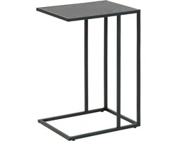 Sohome Laptoptafel Joannie - Essen en metaal - 43 x 35cm - Zwart