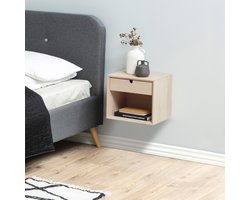 Sohome Nachtkastje Clinten met 1 lade, 33cm - Eiken