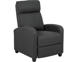 Sohome Relaxfauteuil Jadine - Verstelbaar - Antraciet