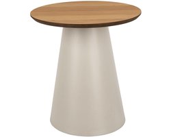 Sohome Ronde Bijzettafel Latressa - Eiken - 45cm - Grijs