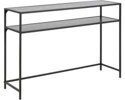 Sohome Sidetable Joannie - Essen en metaal - 120cm - Zwart