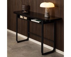 Sohome Sidetable/Eettafel Maren 140 x 40/80cm - Zwart