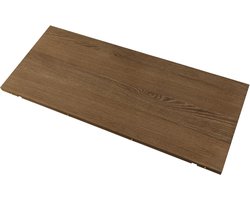 Sohome Verlengblad Korry t.b.v. Ronde Eettafel Korry, Set van 2 stuks - Bruin