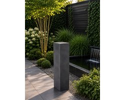 Sokkel / Zuil – Antraciet – Light Cement – 80x20x20 cm