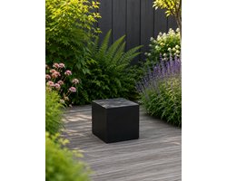 Sokkel / Zuil - Zwart - Light Cement - 30x30x30 cm
