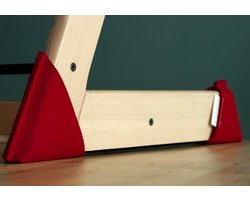Sokkoo's Vloerbeschermers voor de kinderstoel - rood