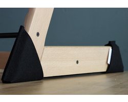 Sokkoo's Vloerbeschermers voor Tripp Trapp, kleur zwart! Kinderstoel