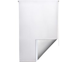 Sol Royal Thermisch rolgordijn SolReflect T42 Jalouzie Verduisterend 65x160 Wit - Gordijn voor Ramen Deuren met zilver coating - zonder boren
