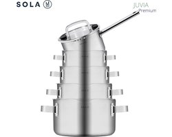 Sola 5 delige pannenset Juvia - 5-delig - Premium rvs - Voor elke warmtebron - PFAS vrij