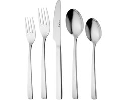 Sola Amstel Bestekset 8 persoons - 70 delig - Zilver Premium Chroomstaal 18/0