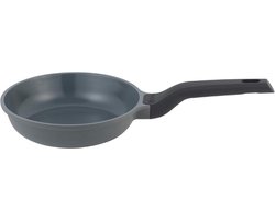 Sola Ceramica Koekenpannen - Ø 20 cm Aluminium Koekenpannen Inductie - Geschikt voor Elke Warmtebron - Zwart - Antiaanbaklaag