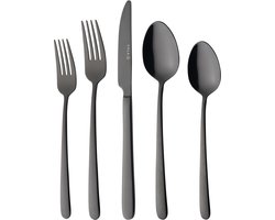 Sola Ibiza Bestekset 6 persoons - 24 delig - Zilver Premium Chroomstaal 18/0