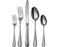 Sola Windsor Bestekset 12 persoons - 100 delig - Vaatwasserbestendig - Zilverwit Premium Edelstaal 18/10 - Zilver