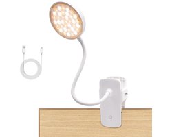 Solacis Leeslampje voor in bed - Leeslampje voor boek - Leeslampje slaapkamer - Kind - Volwassenen - Must have voor in uw kamer!