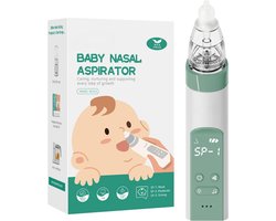 Solacis Neusreiniger baby - Neuszuiger baby - Elektrische neuszuiger - Neusreiniger baby elektrisch - Must have voor uw baby!