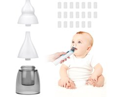 Solacis Neusreiniger baby - Neuszuiger baby - Elektrische neuszuiger - Neusreiniger baby elektrisch - Must have voor uw baby!