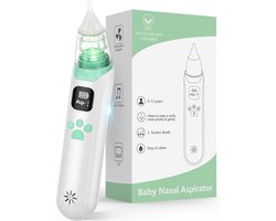 Solacis Neusreiniger baby - Neuszuiger baby - Elektrische neuszuiger - Neusreiniger baby elektrisch - Must have voor uw baby!
