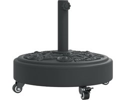 Solacis Parasolvoet op wielen - Parasolvoet - Parasolvoet verrijdbaar - Parasolvoet met wieltjes - Parasol - Must have!