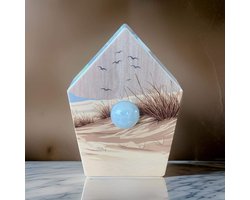 Solacis Vogelgeluiden huisje met sensor - Vogelhuisje met geluid - Vogelgeluiden huisje voor op toilet - Geluid voor op WC - Vogelgeluiden huisje - Must have voor op uw toilet!