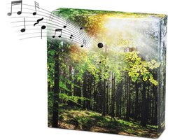 Solacis Vogelgeluiden huisje met sensor - Vogelhuisje met geluid - Vogelgeluiden huisje voor op toilet - Geluid voor op WC - Vogelgeluiden huisje - Must have voor op uw toilet!