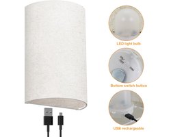 Solacis Wandlamp oplaadbaar - Wandlamp - Wandlamp oplaadbaar binnen - Wandlamp binnen - Must have voor in uw woning!
