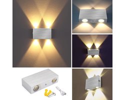 Solacis Wandlamp oplaadbaar - Wandlamp - Wandlamp oplaadbaar binnen - Wandlamp binnen - Must have voor in uw woning!