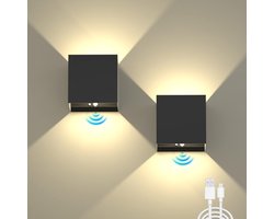 Solacis Wandlamp oplaadbaar - Wandlamp - Wandlamp oplaadbaar binnen - Wandlamp binnen - Must have voor in uw woning!