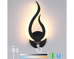 Solacis Wandlamp oplaadbaar - Wandlamp - Wandlamp oplaadbaar binnen - Wandlamp binnen - Must have voor in uw woning!