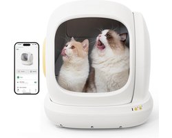 Solacis Zelfreinigende kattenbak - Automatische kattenbak - Elektrische kattenbak - Robot kattenbak - Must have voor uw kat!