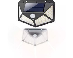 Solaire 100| Lichtkleur warm wit | Solar lamp | 2020 model | 100 LED tuinverlichting | Verlichting op zonne-energie | IP65 waterdicht | Buitenverlichting | Buitenlamp op solar verlichting | Bewegingssensor & Nachtsensor | Tuinlamp op zonne-energie |