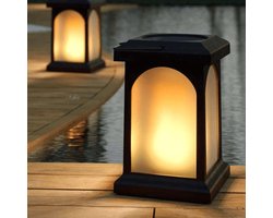 Solar fakkel lantaarn op zonne-energie – Inclusief standaard – Vlam effect