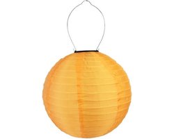 Solar lampionnen oranje 35 cm - rond