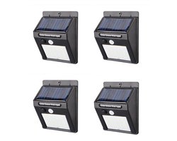 Solar Led Lamp met bewegingssensor | Zonne-energie | Led Buiten Lamp | 30 LED Lampen |  Avond Lampen Tuin | Tuin Accessoires | Licht | Water Dicht | Wand Lamp