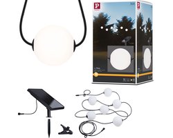 Solar LED-lichtketting Taina Basisset IP67 3000K 5,8m 6x60lm Zwart