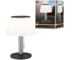Solar LED-tafellamp 3-Step-Dim Lillesol IP44 3000K 45lm Edelstaal