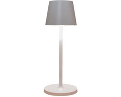 Solar-Tafellamp | 1 LED | 11 x 11 x 31 cm | Wit | Anna's Collectie