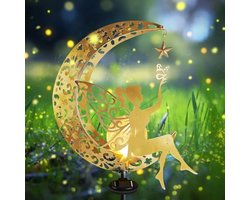 Solar Tuinlamp met Glazen Bol - Waterdichte Buitenverlichting voor Tuin en Terras