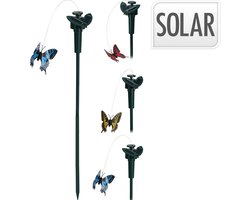 Solar Tuinsteker Vlinder – 38 cm – Sfeervolle Buitenverlichting