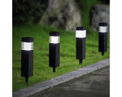 Solar tuinverlichting pad 'Condor' - Voordeelset van 8 - Buitenlamp - Priklamp op zonne-energie