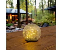 Solar tuinverlichting priklamp 'Comet' - 30 ledjes - Warm wit licht - Padverlichting op zonne-energie