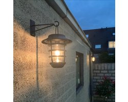 Solar tuinverlichting - Tafellamp 'Sting' - Hanglamp, priklamp en tafellamp-in 1 van metaal - Buitenlamp op zonne-energie