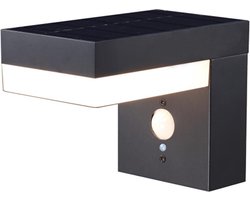 Solar wandlamp buiten 'Oslo' - Warm wit licht - Met bewegingssensor - Tuinverlichting op zonne-energie