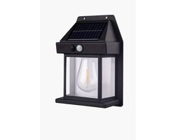 Solar Wandlamp met Sensor - LED - Buitenverlichting op Zonne-energie - Bewegingssensor - Waterdicht